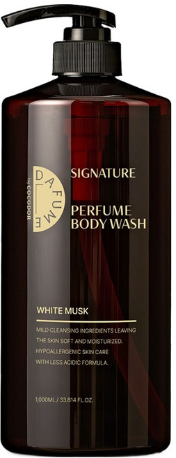 다퓸 바이 코코도르 시그니처 퍼퓸 바디워시 화이트머스크, 1L, 1개