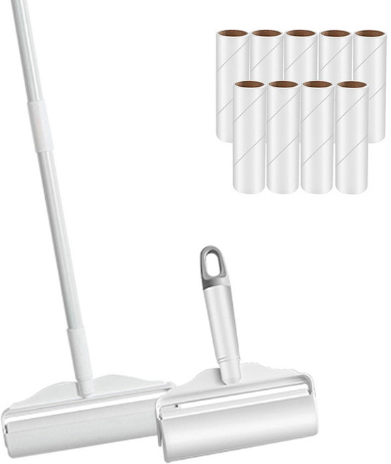 스패로우하우스 길이조절 사선컷팅 테이프 클리너 본품 화이트 + 리필 10p, 1세트