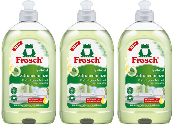 프로쉬 주방세제 레몬민트, 500ml, 3개