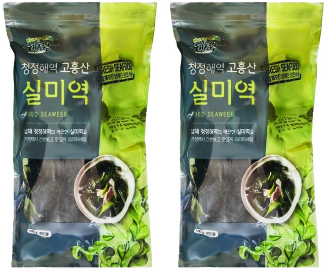 BADA&HAECHO 乾燥海帶, 100g, 2包