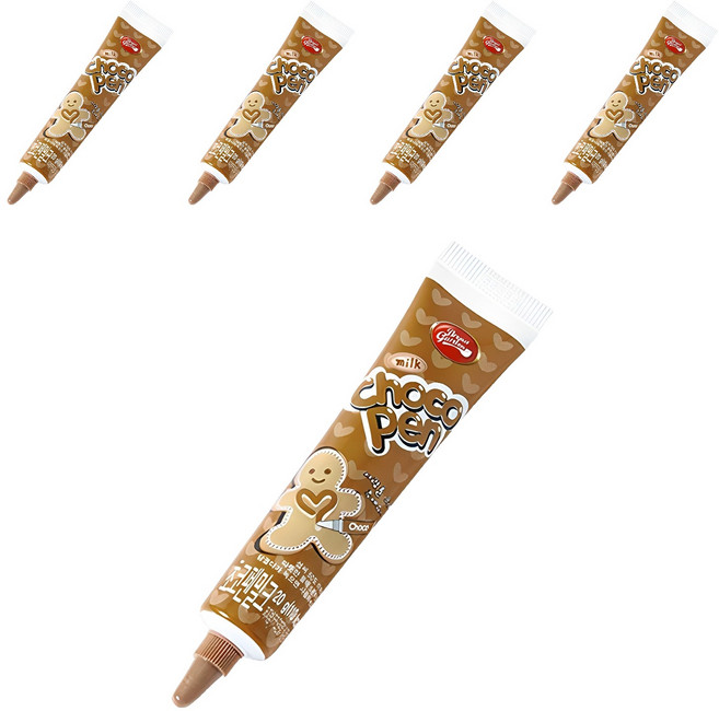 브레드가든 초코펜 밀크 데코펜, 20g, 5개