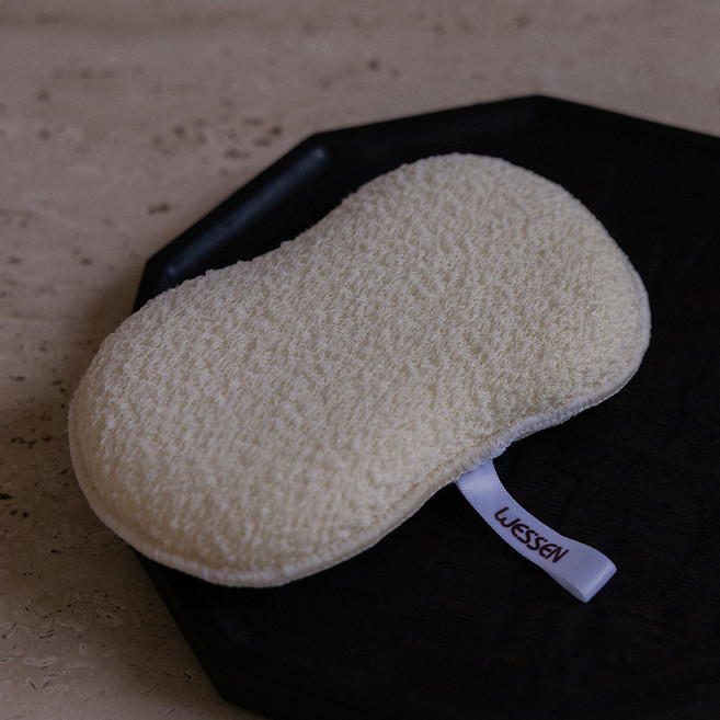 웨신 핸디핏 샤워스펀지, 베이지, 1개입, 1개