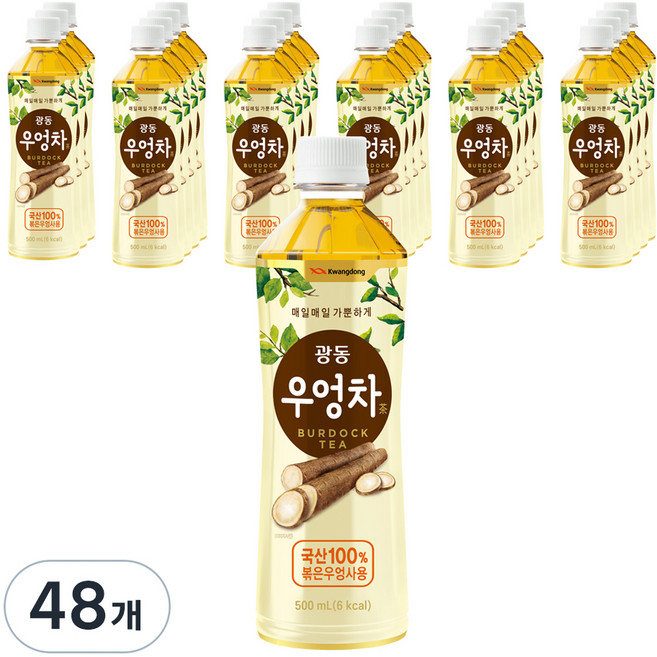 광동제약 우엉차, 500ml, 48개