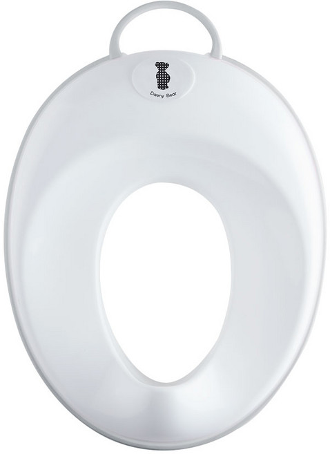 데니베어 스마트 트레이닝 유아변기커버, 화이트 + 그레이