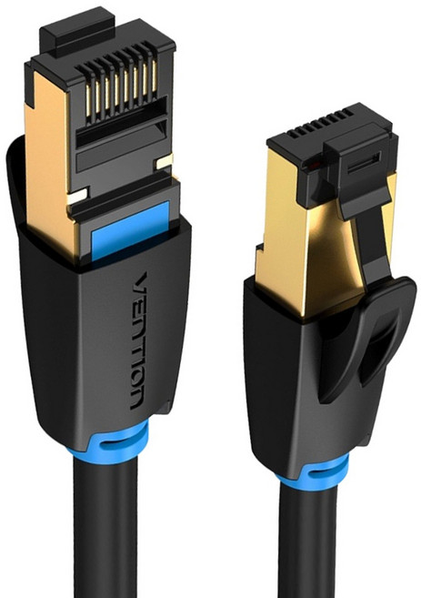VEnTIOn 威迅 IKA系列 CAT8八類超高速電競級網路線 1M, 黑色, 1條