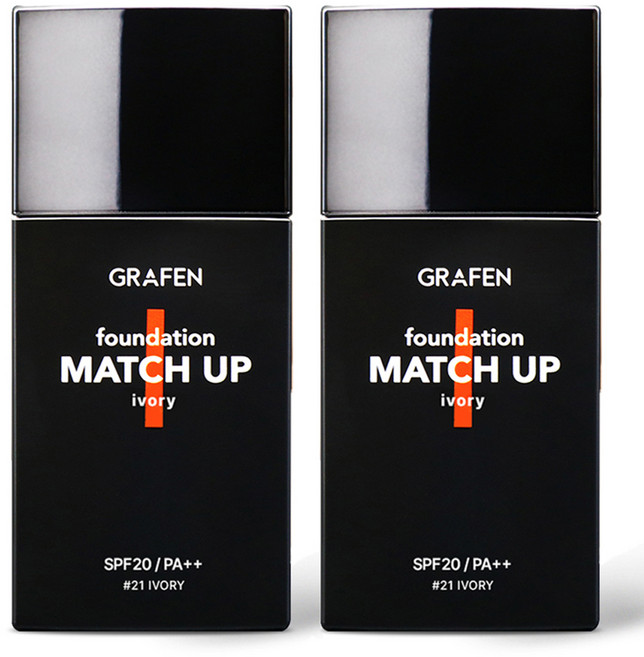 GRAFEN 男士粉底液 40ml, 21 Ivory, 2瓶
