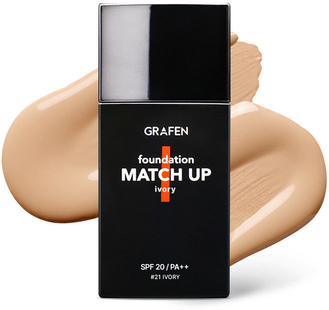GRAFEN 男士粉底液 40ml, 21 Ivory, 1瓶