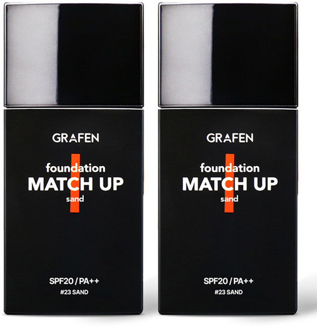 GRAFEN 男士粉底液 40ml, 23 Sand, 2瓶