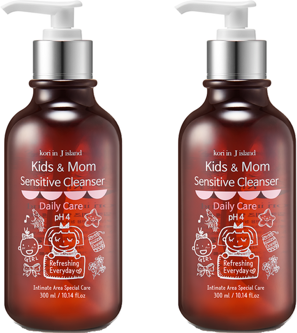코리인제이아일랜드 노버블 키즈 청결제, 300ml, 2개