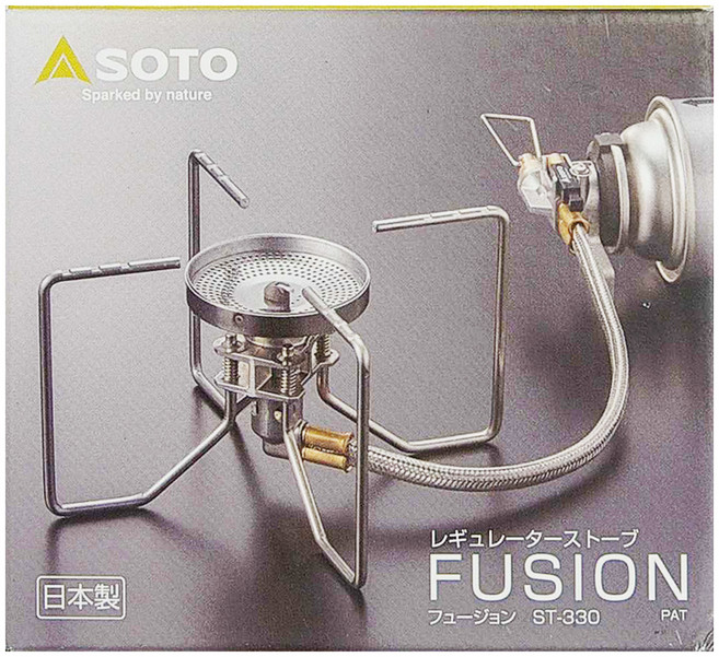 SOTO 穩壓防風休閒爐 15 x 7.5 x 9cm 250g, 銀色, 1個