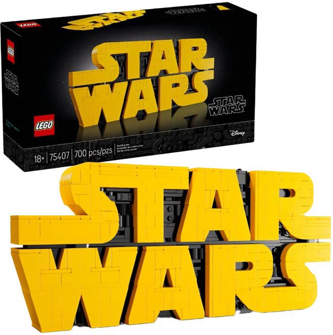 LEGO 75407 星際大戰 積木版星際大戰 標誌 Brick-Built Star Wars Logo, 1盒, 星際大戰 標誌 Brick-Built Star Wars Logo