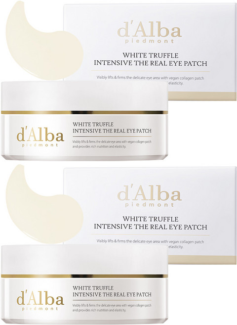 [비건뷰티] 달바 화이트 트러플 인텐시브 더 리얼 아이패치 90g, 68개입, 2개