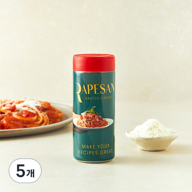 라페산 그레이티드 치즈, 80g, 1개입, 5개