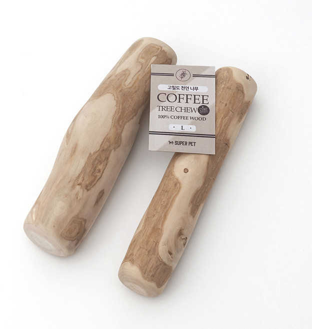 도그아이 우드스틱 커피트리 츄 강아지 장난감, 혼합색상, 2개