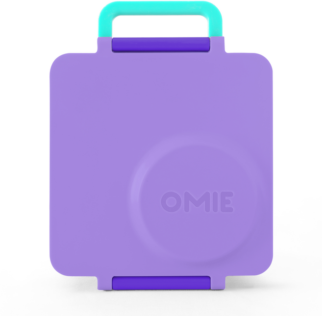 오미라이프 오미박스 보온도시락, 퍼플, 1개
