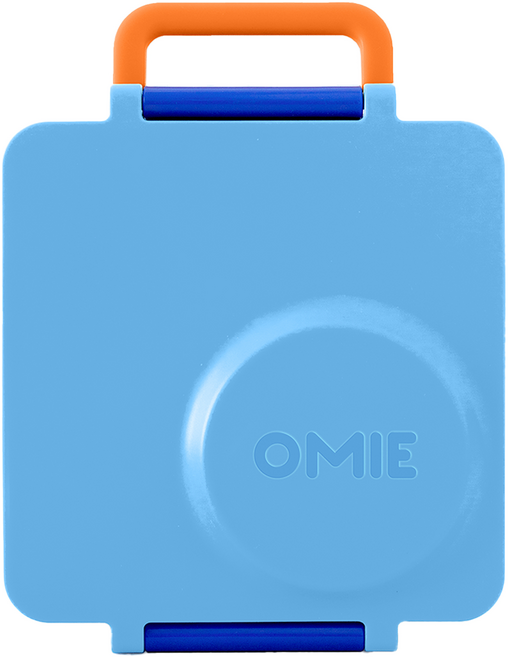 오미라이프 오미박스 보온도시락, 블루, 1개