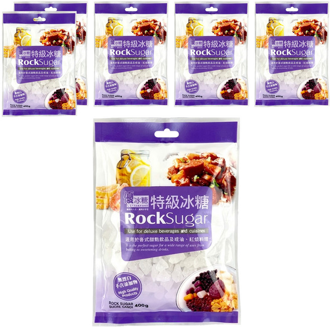 達正食品 優 傳統特級冰糖, 400g, 6個