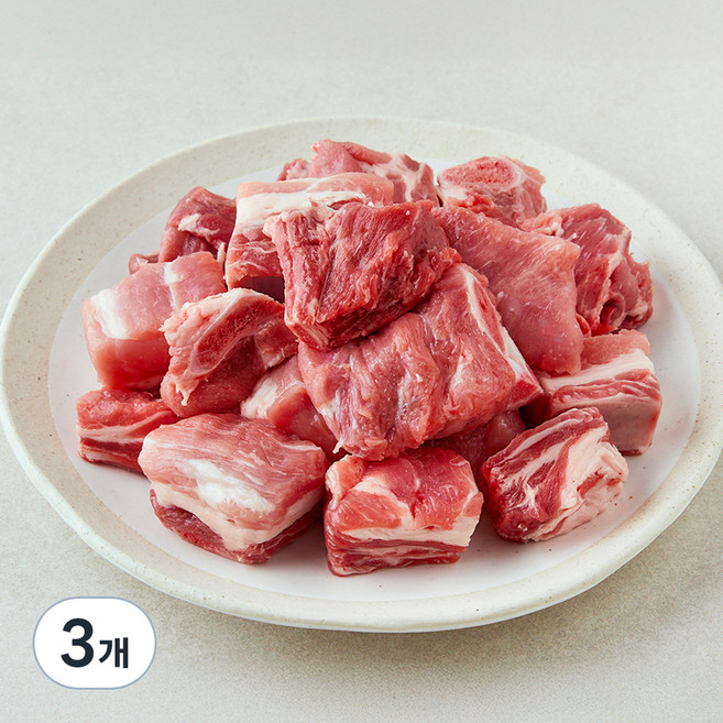 곰곰 한돈 갈비찜용 (냉장), 500g, 3개