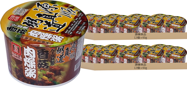真粥道 香菇肉燥粥, 60g, 24個