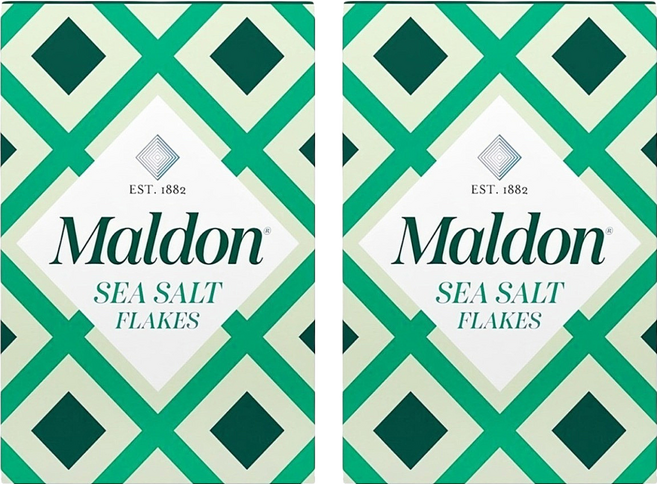 Maldon 馬爾頓 天然海鹽 125g - 英國皇室御用 名廚Jamie Oliver推薦, 2盒