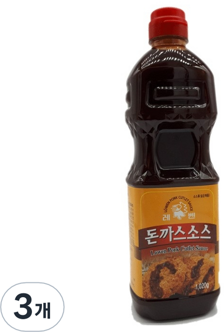 레벤 돈까스소스, 1.02kg, 3개