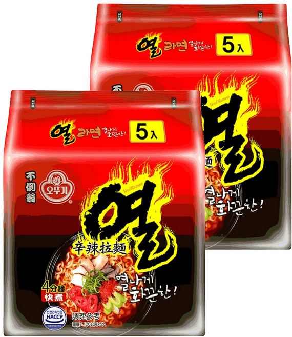 OTOKI 不倒翁 辛辣拉麵 120g, 10包