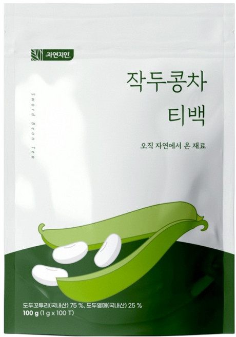 자연지인 작두콩차 삼각티백, 1g, 100개입, 1개