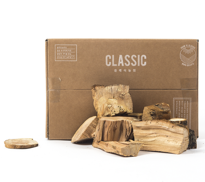 클래식 사과나무 훈연칩, 500g, 1개