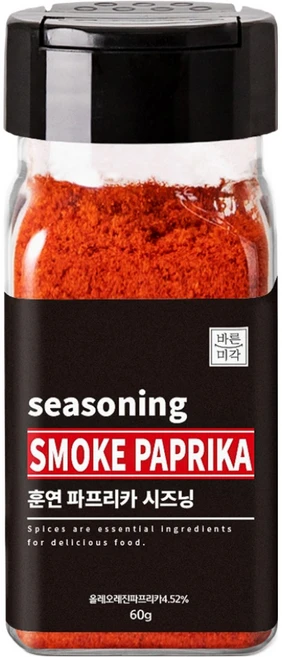 바른미각 훈연 파프리카 시즈닝, 60g, 1개 - 쿠팡