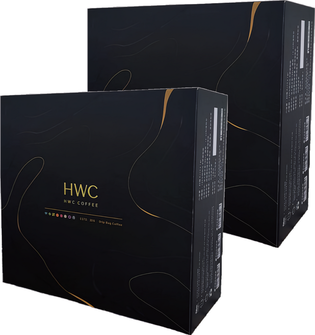 HWC 黑沃咖啡 馬卡龍經典濾掛咖啡禮盒 共8口味, 濾掛咖啡禮盒, 2盒