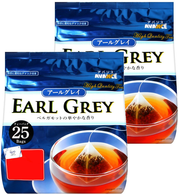 Kunitaro 國太樓 立體三角包伯爵紅茶 2g*25包/袋 三角茶包設計 享受濃郁佛手柑香氣, 2g, 25包, 2袋