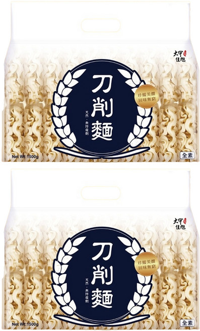 大甲佳旭 刀削麵, 1.5kg, 2包
