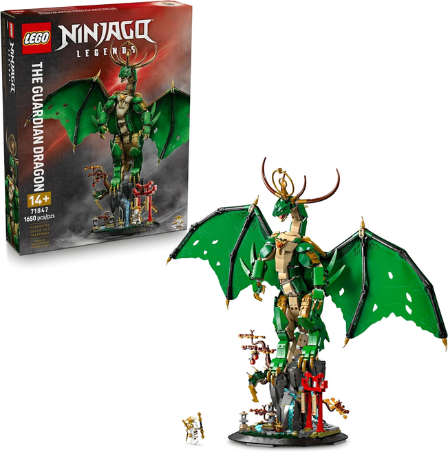 LEGO 樂高 旋風忍者 守護龍 The Guardian Dragon 71847, 1盒