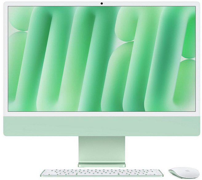 Apple iMac 24吋 M4 10核心GPU 原廠保固, 綠色, 24GB, 512GB, MAC OS, MD2Q4TA/A