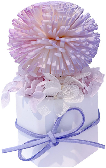 Floral M 花藝 Colorful 彩虹泡泡香氛擴香花 + 香氛油 5ml 薰衣草, 香氛隨機, 1組