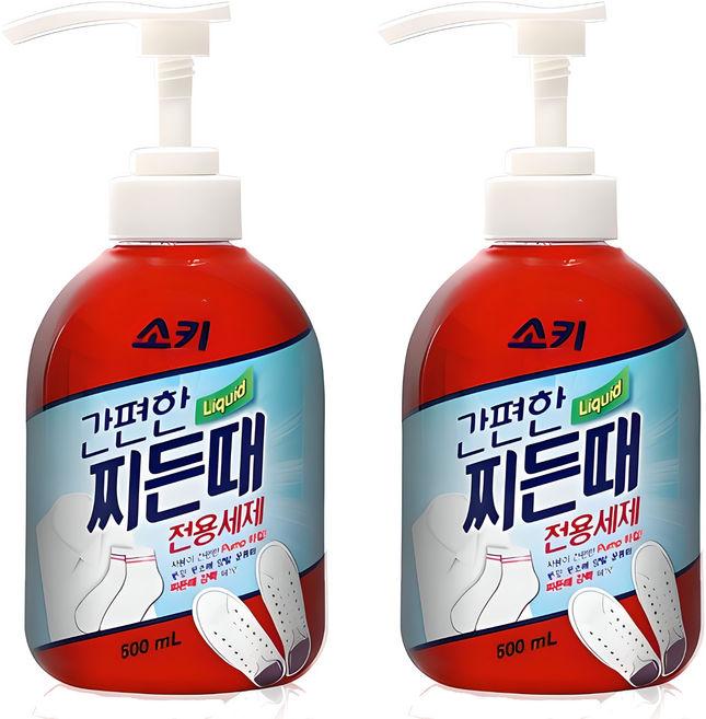 소키 간편한 찌든때 전용세제, 500ml, 2개