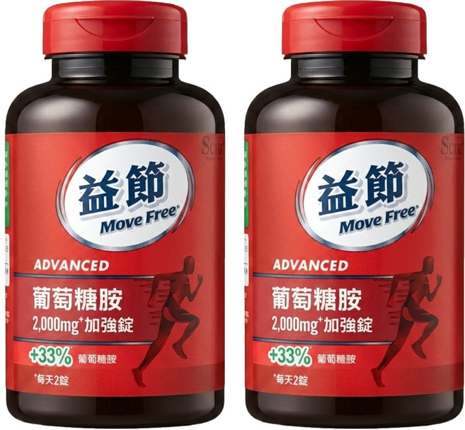 Move Free 益節 葡萄糖胺錠, 2罐, 150錠