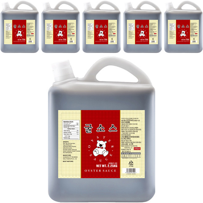 이엔푸드 굴소스, 2.25kg, 6개