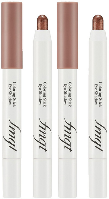 fmgt 더페이스샵 컬러링 스틱 아이섀도우, 05 브론즈브라운, 2개