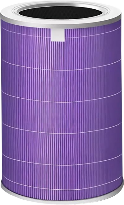 YEER 醫悅氛芳 副廠小米4代 紫色抗菌除臭HEPA濾芯三合一含RFID, 1個