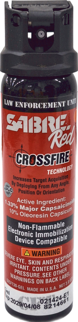 SABRE 沙豹 專業防身噴劑 360度膠狀擊倒型 3oz, 1瓶