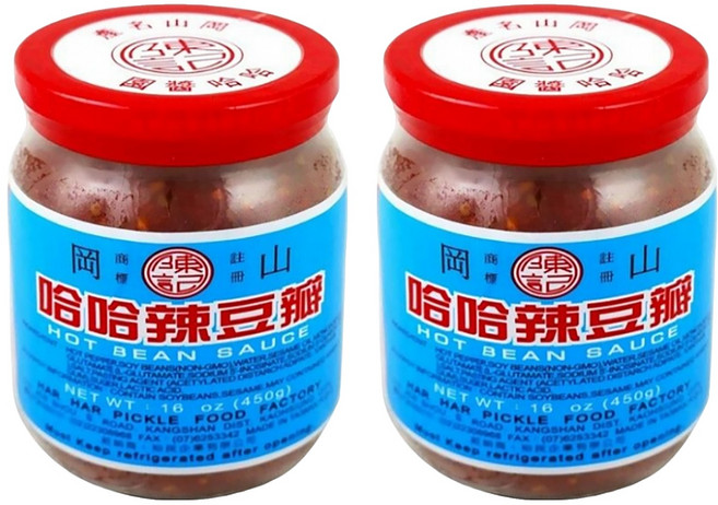 陳記 岡山 哈哈辣豆瓣, 450g, 2罐