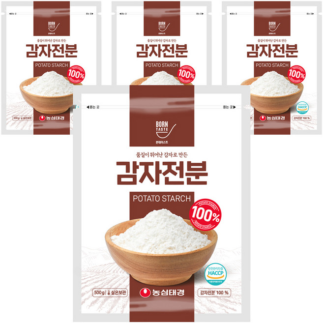 본테이스트 감자전분, 500g, 4개