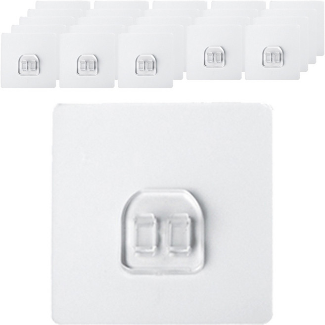 스파이더락 스마트 접착패드 S, 투명, 24개