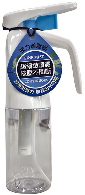 minono 米諾諾 手持式連續噴霧瓶 200ml, 1個, 透明色