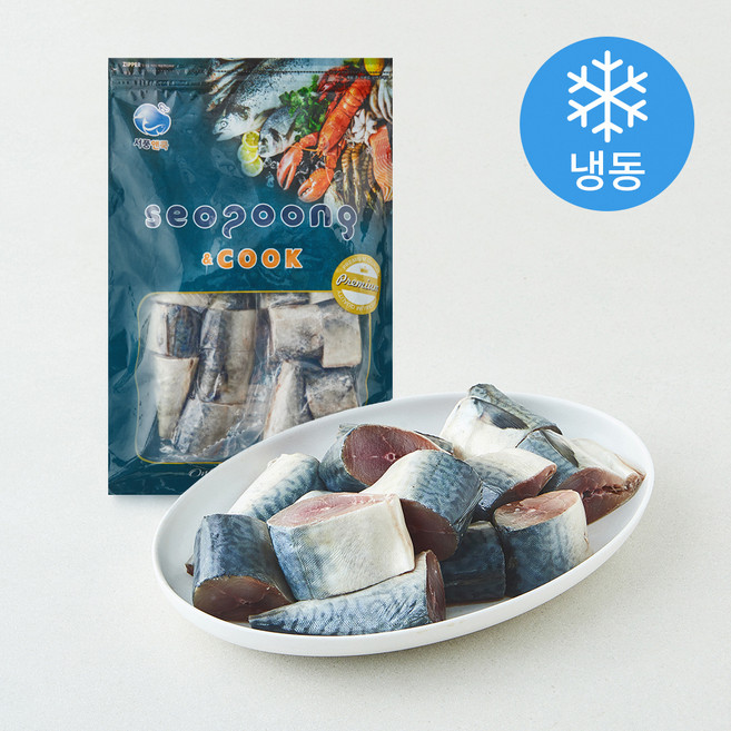 서풍앤쿡 고등어 조림용 토막당 60~80g (냉동), 1개, 1kg