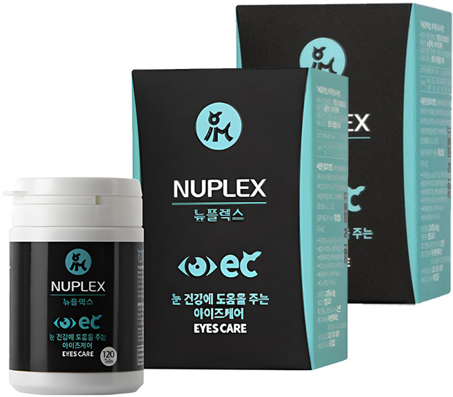 아이앤지메딕스 반려동물 뉴플렉스 영양제, 120정, 눈물개선/눈건강, 2개