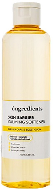 ongredients 肌膚屏障鎮靜柔膚水, 1個, 250ml