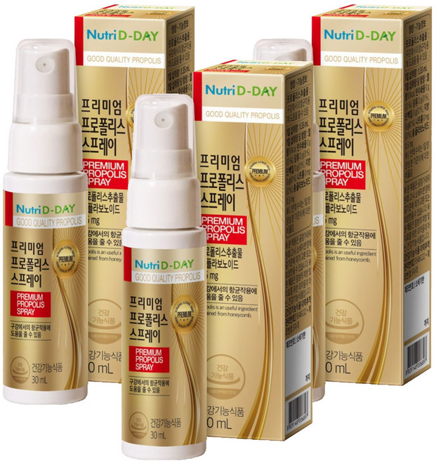 Nutri D-DAY 蜂膠噴霧, 30ml, 3瓶