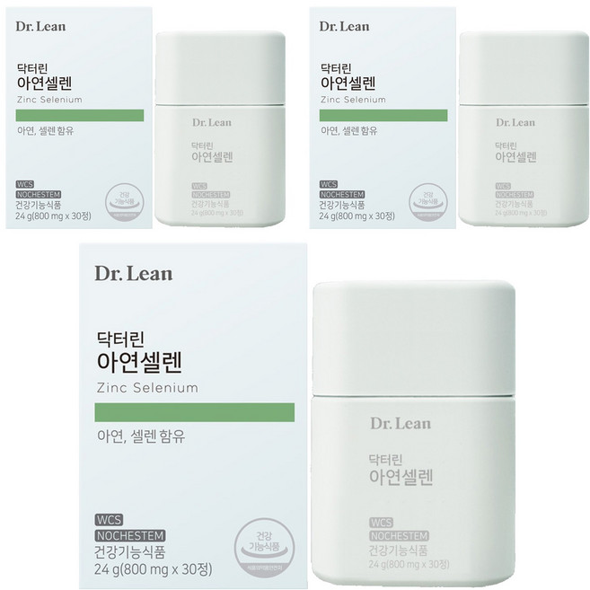 닥터린 아연셀렌 24g, 30정, 3개